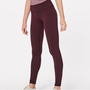LULU Maroon Wunder Unders